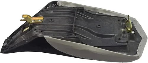 Vista 7 de AlveyTech Asiento de vinilo negro y gris para ATV de 90 cc - 150 cc