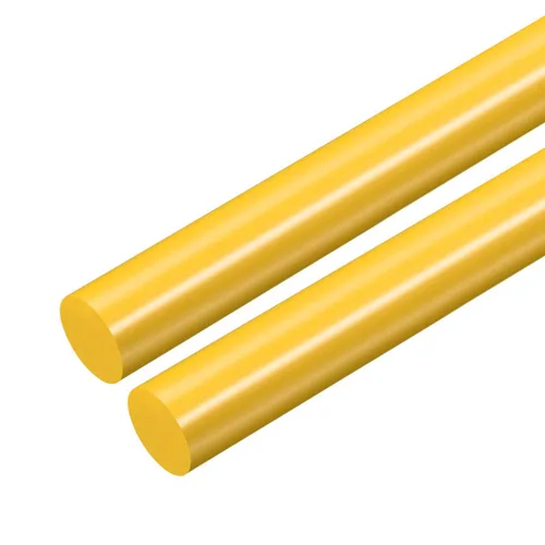 Vista 10 de uxcell Varilla redonda de plástico de 1/2 pulgada de diámetro y 20 pulgadas de longitud, varillas de polioximetileno, barras redondas de plástico