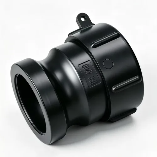 Vista 3 de IBC - Adaptador de asas A200-rosca de contrafuerte hembra de 2 pulgadas a leva macho de 2 pulgadas y ajuste de ranura, para válvulas de asas IBC