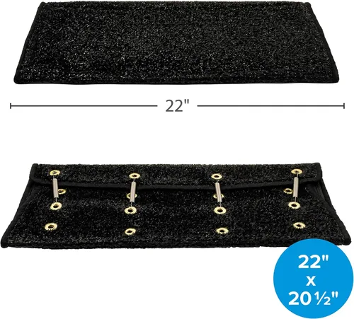 Vista 2 de Camco - Tapete para escalón RV, Negro