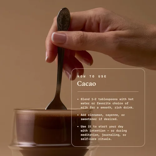 Vista 4 de Ultra Life Sport - Polvo de Cacao Ceremonial - 100% Polvo de Cacao Orgánico Crudo Certificado por USDA - Superalimento que Contiene Teobroma