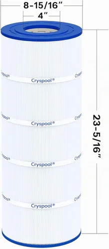 Vista 3 de Cryspool 08050 Filtro compatible con Hayward CCX1500RE (CC 1500 E), X-Stream 150, PXST150, 817-0150n, C-8316, FC-1286, cartucho de filtro de piscina
