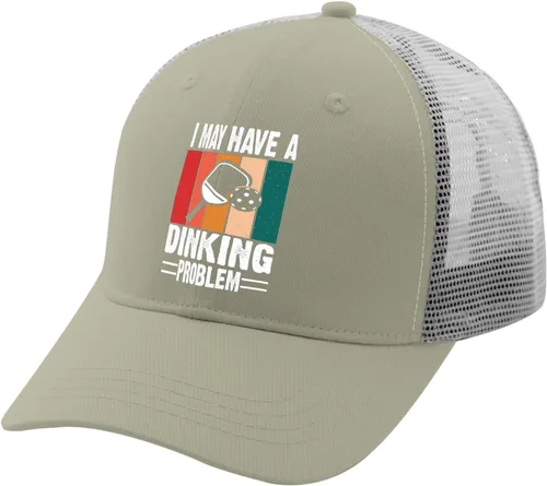 Vista 2 de Baseball Caps i May Have a dinking Problem Sports Pickleball Baseball Caps for Women Vintage Denim Dad Hats Adjustable