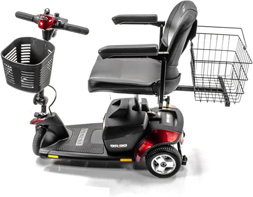 Vista 4 de Pride Mobility Soporte central de cesta trasera para scooter con pasador de horquilla de sujeción libre
