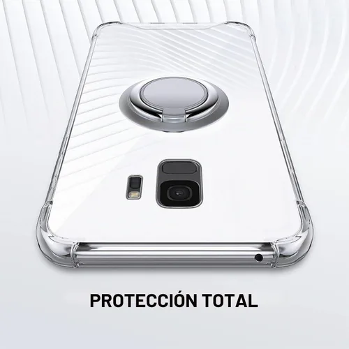 Vista 7 de Silverback Funda transparente para teléfono Samsung Galaxy S9 con soporte
