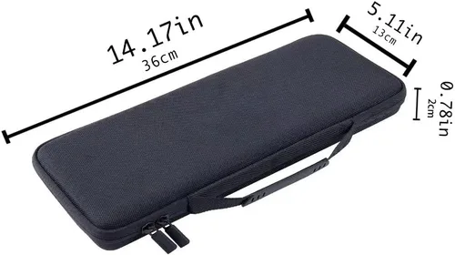 Vista 4 de co2CREA Funda rígida compatible con Logitech Pebble 2 Combo K380 K380s Pebble Keys 2 + teclado inalámbrico M350 y combo de mouse Pebble (negro)