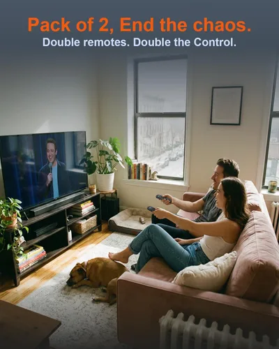 Vista 7 de Paquete de 2 controles remotos universales para Vizio Smart TV XRT270 XRT260 XRT140 XRT136 XRT122 D/E/PX/P/M/V/S Series OLED FHD 4K QLED UHD
