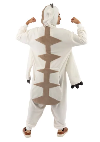 Vista 5 de Disfraz de Onesie de Appa para Adultos de Avatar: The Last Airbender Multicolor