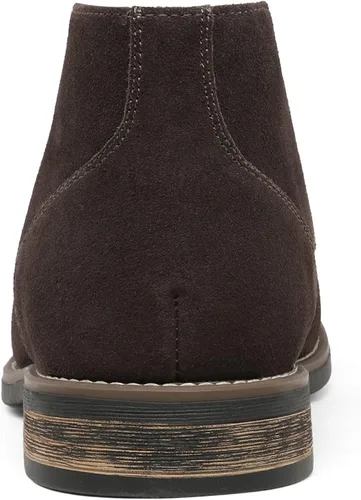 Vista 5 de Bruno Marc Men's Suede Leather Lace Up Oxfords Chukka Ankle Boots
