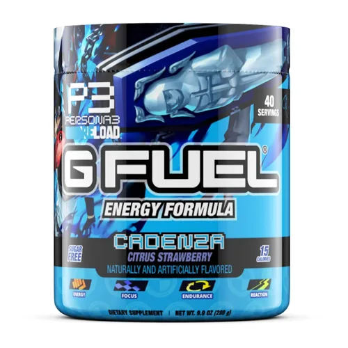 Vista 8 de G Fuel Sonic - Polvo de bebida energética preentrenamiento, mezcla de cafeína para juegos, sin azúcar, aminoácidos para el enfoque, vitaminas +