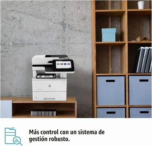 Vista 7 de HP LaserJet Enterprise MFP M528dn Impresora monocromática todo en uno con Ethernet integrado e impresión de 2 caras (1PV64A)