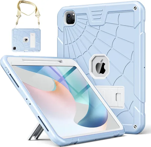Vista 16 de TSQQST Funda para iPad Pro de 11 pulgadas Funda M4 5ª generación 2024, iPad Pro 11 Funda con soporte para lápiz + soporte, funda protectora