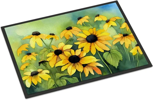 Vista 59 de Caroline's Treasures DAC1621MAT - Felpudo con diseño de camelia en acuarela de 18 x 27 pulgadas, tapete para puerta delantera, para interiores