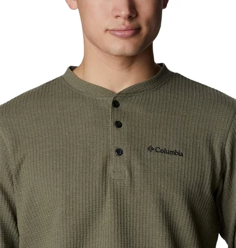 Vista 4 de Columbia Pine Peak Waffle Henley de manga larga para hombre