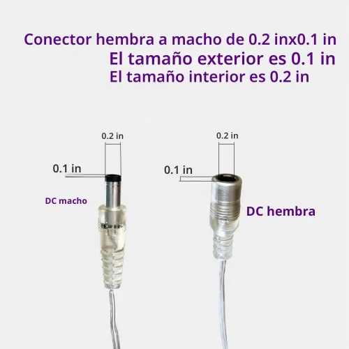 Vista 3 de Interruptor de atenuación sensible de 12 V CC para luz LED, controlador de atenuación LED único hembra macho con 1 adaptador de enchufe