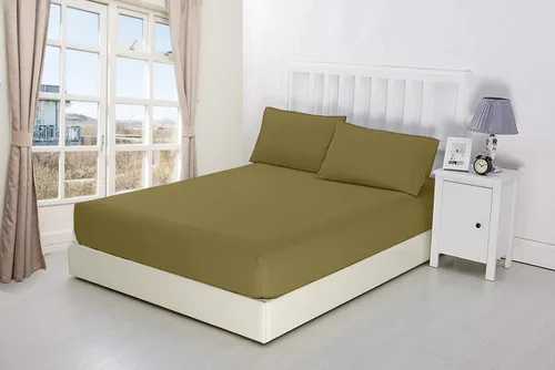 Vista 19 de Sábana bajera ajustable individual de 600 hilos suave de tejido satén de 100% algodón, color blanco, sábanas refrescantes de bolsillo profundo, se