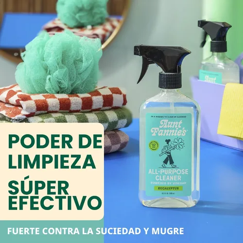 Vista 2 de Aunt Fannie´s - Vinagre de limpieza multiusos, 16.9 onzas / 500 ml.; limpiador multiusos en espray para superficies