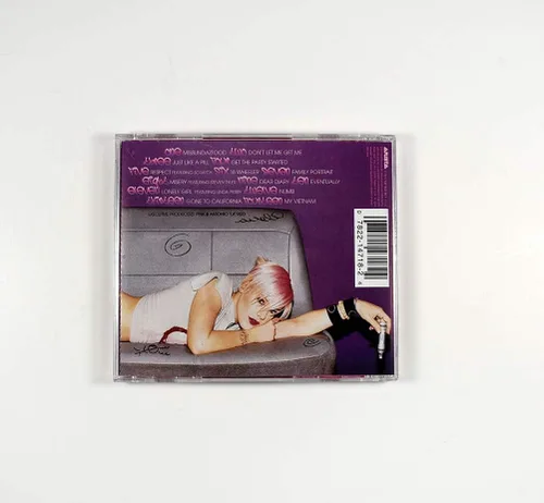 Vista 3 de Pink 'M!ssundaztood' Signed CD Cover Certified Authentic Beckett BAS COA