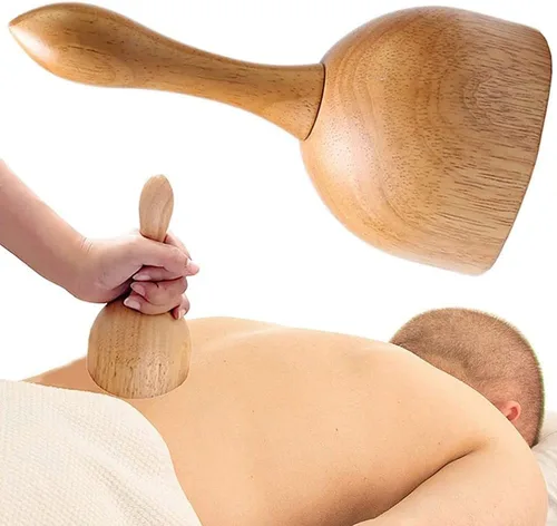 Vista 7 de Herramienta de taza de masaje de madera, terapia de ventosas de madera, herramientas de masaje de terapia de ventosas de madera, herramientas