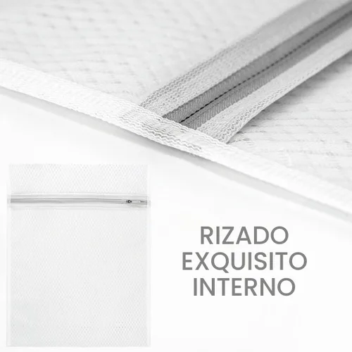 Vista 4 de Muchfun 3 bolsas duraderas de malla de diamante para lavandería, para prendas delicadas, 12 x 16 pulgadas (3 medianas)