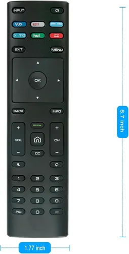 Vista 4 de Nuevo reemplazo de control remoto para Vizio Smart LED LCD TV PQ65-F1 PQ75-F1 V405-G9 V435-G0 V436-G1 V505-G9 V555-G1 V556-G1 V605-G3 V655-G9 V6566
