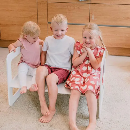 Vista 6 de Juego de mesa y silla para niños pequeños, juego de mesa Montessori para niños, juego de mesa y silla Montessori para niños pequeños