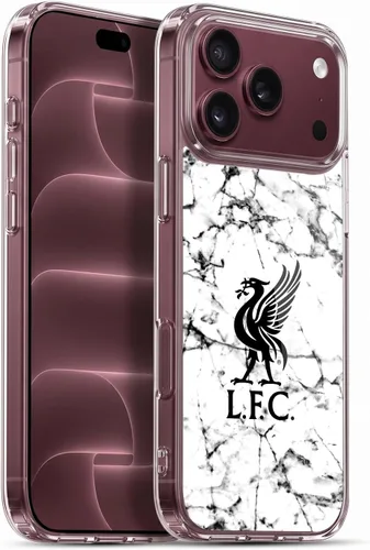 Vista 122 de Oficial LIVERPOOL Football Club 2017/18 Mármol Soft Gel Case para iPhone de Apple 7 Plus/8 PLUS Escudo negro.