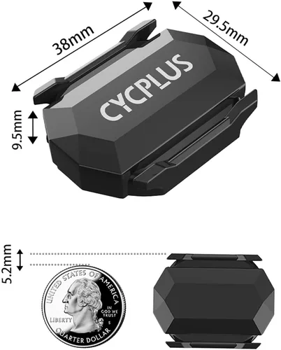 Vista 8 de CYCPLUS Sensor de velocidad y cadencia de ciclismo Bluetooth y ANT+ Sensor inalámbrico de cadencia de bicicleta Velocidad IP67 impermeable