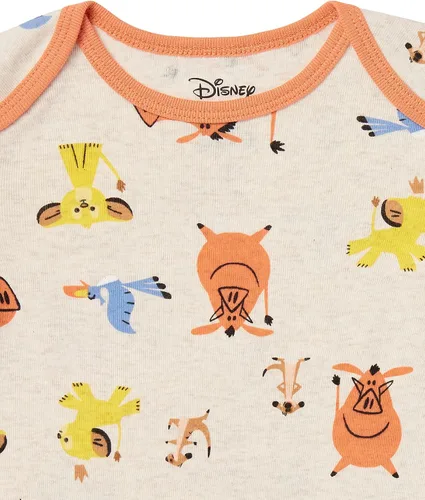 Vista 4 de Amazon Essentials Disney Marvel Star Wars - Body unisex de manga larga para bebés, paquete de 5