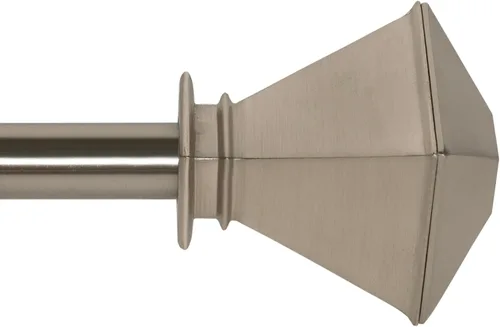 Vista 11 de Deco Window - Varilla ajustable para cortinas para ventanas de 18 a 44 pulgadas, poste de hierro de 1 pulgada extendible de alta resistencia