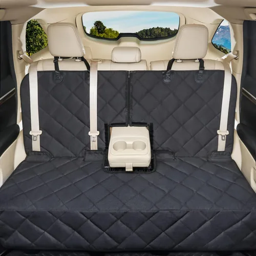Vista 2 de Petalage - Funda de asiento de automóvil para perro, antideslizante, impermeable, resistente, a prueba de arañazos, lavable, compatible