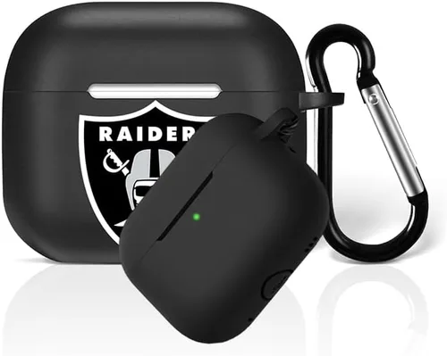 Vista 18 de Funda protectora de silicona para 49ers compatible con AirPods de 1ª/2ª generación, funda de carga, llavero