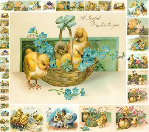 Vista 16 de Paquete de papel Decoupage (35 hojas de 6 x 8 pulgadas) bayas de otoño: hojas naranjas y rojas con bayas vibrantes y follaje dorado en diseños