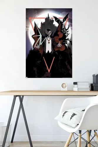 Vista 4 de Trends International Drácula - Póster de pared con ilustración, 22.375 x 34 pulgadas, versión premium sin marco