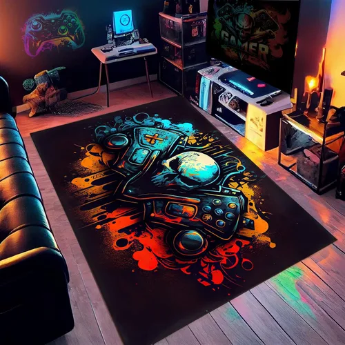 Vista 7 de Alfombra para juegos - 36 x 24 pulgadas, perfecta para sala de juegos o dormitorio