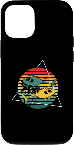 Vista 28 de Retro Helicopters Pilot Aviation Helicopter Case for iPhone 16
