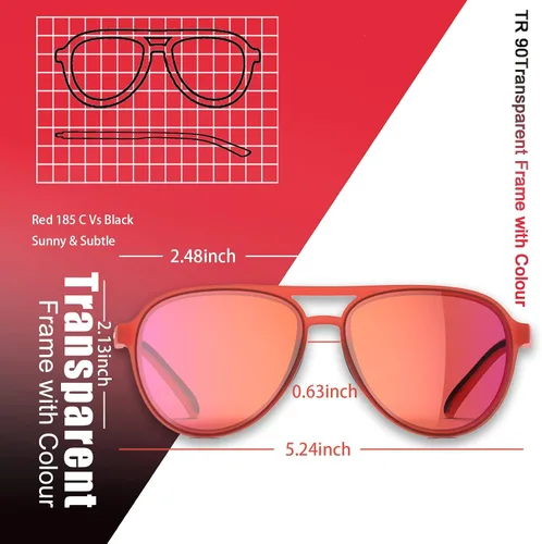 Vista 5 de Gafas de sol ligeras TAC polarizadas clásicas vintage retro de los años 70 marco TR-90 para mujeres y hombres protección UV 400