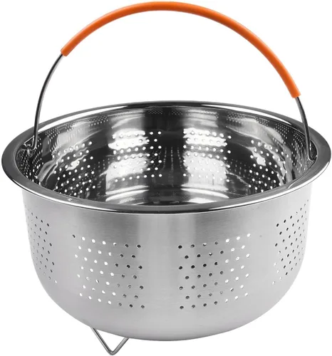 Vista 11 de Stainless Steel Steamer Basket for Vegetables, Eggs, and Dumplings