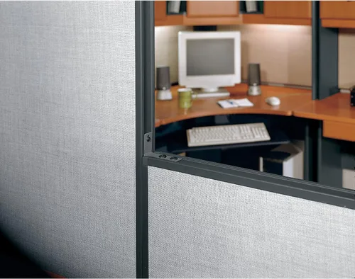 Vista 2 de Bush Business Furniture Accesorios Bandeja articulada para teclado, color negro