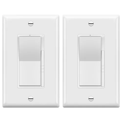 Vista 8 de TOPGREENER Kalide - Interruptor de atenuación de luz, interruptor de atenuación LED, atenuación de rango completo, un solo polo/3 vías, 120 V CA, 60