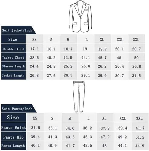 Vista 7 de Qisuma Trajes de rayas para hombre, ajuste delgado, 3 piezas, traje de baile de graduación, traje de boda, esmoquin para hombre, chaqueta, chaleco