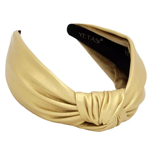Vista 12 de Diademas de cuero para mujer, marfil elegante durante todo el año, para usar todo el día. Bandas para la cabeza para mujeres adultas y mujeres
