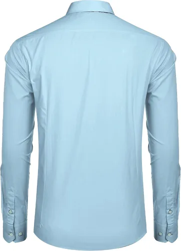 Vista 4 de COOFANDY Camisa de vestir para hombre de manga larga casual con botones