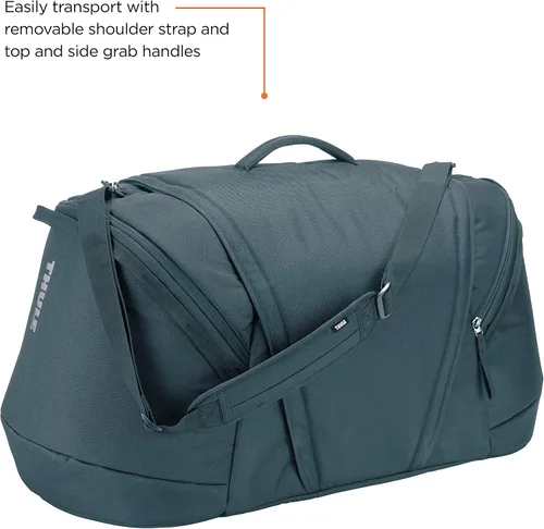 Vista 5 de Thule RoundTrip - Bolsa de viaje para esquí y snowboard, 90L