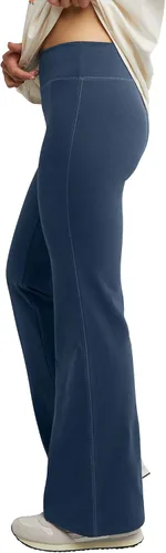 Vista 3 de Hanes Pantalones elásticos de jersey originales para mujer, pierna acampanada, 31 pulgadas