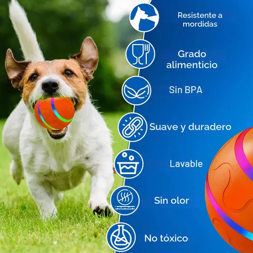 Vista 7 de CSD Juguete automático de pelota para perros, recargable por USB, modo dual, exterior suave e interior de PC, para razas pequeñas