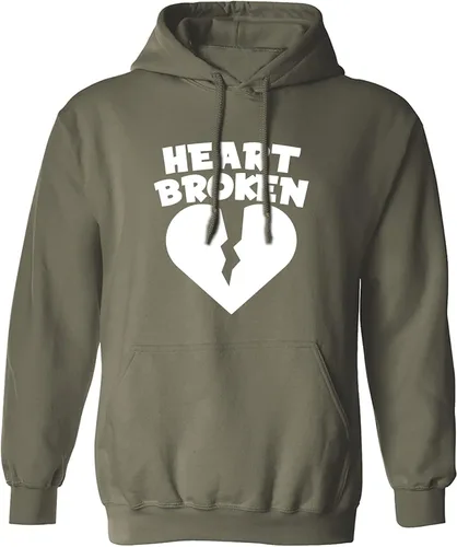 Vista 4 de zerogravitee Sudadera con capucha para adultos con corazón roto