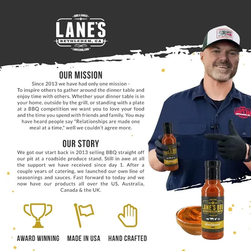 Vista 8 de Lane's Southbound Carolina Mustard BBQ Sauce, South Carolina BBQ Mustard Sauce, la mejor salsa BBQ perfecta para sándwiches y hamburguesas, 13.5