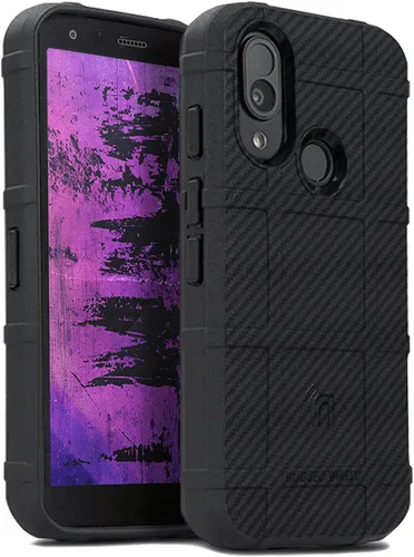 Vista 7 de Nakedcellphone Special Ops Series - Funda para teléfono CAT S62 Pro, diseño de camuflaje Protector resistente, cubierta flexible de TPU