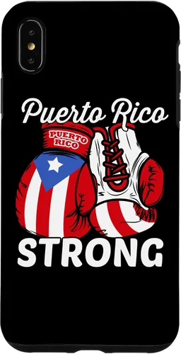 Vista 11 de Guantes de boxeo con la bandera de Puerto Rico para iPhone 16 Boricua Puerto Rican Pride Case